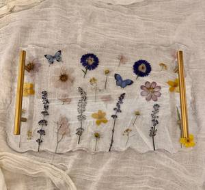 Handmade Natural Green Marble Resin Crafts Serving Tray Trending Christmas <b>Decorations</b> for Home Jewellery Display Elegant Home - Product Image 1