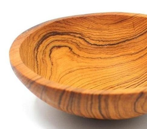 Cuenco de madera rústico hecho a mano para ensaladas, frutas, pan, centro de mesa, cocina, comedor, natural, decorativo, para servir en la mesa - Product Image 2