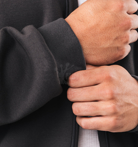 Sweat-shirt à capuche 100% coton pour homme 500GSM Heavyweight Winter Hoodie Oversized Quick Dry Breathable Design Custom Set - Product Image 3