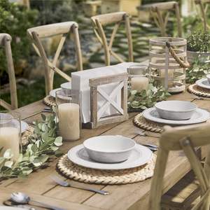 Porte-serviettes de ferme pour porte-serviettes de Table pour cuisine Français Pays Vintage Rustique Porte-serviettes Bois en détresse - Product Image 3