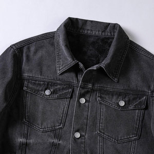 Chaquetas Vaqueras de Mezclilla Personalizadas al Mejor Precio para Hombre, Chaquetas Vaqueras de Mezclilla de Fábrica de Alta Calidad, Chaquetas Duraderas para Uso Casual al Aire Libre - Product Image 4