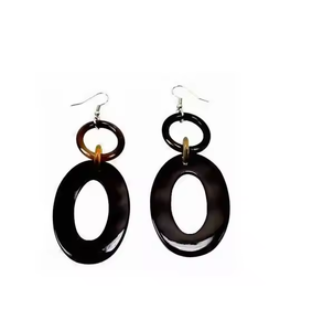Pendientes de diferentes diseños para mujer hechos de cuerno de búfalo para pulido natural a bajo precio por Crescent Crafts - Product Image 1