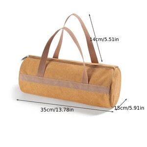 Bolsa de equipaje de viaje de lona de lino ligera al por mayor hecha a mano por fabricante indio con cierre de cremallera para hombres y mujeres - Product Image 5