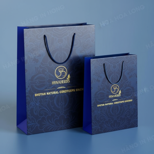 Sacs en papier personnalisés écologiques de luxe avec poignées pour le marketing de marque et l'emballage cadeau - Product Image 2