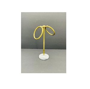 Heavy duty brass <b>towel</b> <b>stand</b> built for commercial restrooms providing reliable <b>towel</b> support for busy facilities daily - Product Image 1
