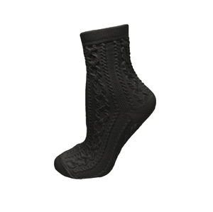 FOYSOCK corea OEM trecce in maglia calzino personalizzato con Logo alla caviglia spessa calda in misto lana morbida calze da donna ODM di alta qualità - Product Image 5