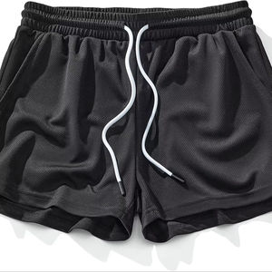 Pantalones cortos de moda de Hip Hop para hombre con ajuste cómodo OEM hechos a medida para uso en verano diseño suelto y de moda - Product Image 1