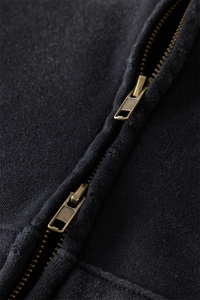 เสื้อฮู้ดผ้าฟลีซสำหรับผู้ชายเสื้อสเวตเชิ้ตสำหรับฤดูหนาวย้อมสีสเปรย์ - Product Image 5