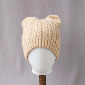 หมวกบีนนี่ถักไหมพรมสองชั้นคุณภาพสูง หนานุ่ม อุ่นสบาย ผลิตจากอะคริลิก 100% สำหรับทุกเพศ สไตล์ลำลอง ลายแจ็คการ์ด - Product Image 4