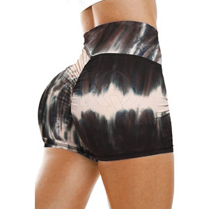 กางเกงขาสั้นออกกำลังกายผู้หญิง คุณภาพสูง กระชับสะโพก แห้งเร็ว น้ำหนักเบา นุ่ม ระบายอากาศได้ดี ผลิตจากผ้าสแปนเด็กซ์/โพลีเอสเตอร์ เป็นมิตรกับสิ่งแวดล้อม เหมาะสำหรับออกกำลังกายในยิม - Product Image 5