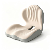 Coussin de siège multifonctionnel en mousse à mémoire de forme avec soutien lombaire pour la maison, le bureau, la voiture et diverses situations