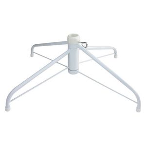 Soporte de árbol de Navidad de madera de Metal de estilo con recubrimiento de polvo blanco de calidad superior Soporte de árbol moderno para árbol de Navidad - Product Image 1
