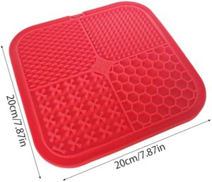 Alfombrilla de silicona para lamer perros HILIM, alimentador lento para mascotas, reduce el estrés, mejora la digestión, material seguro antideslizante - Product Image 4