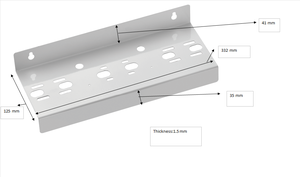 ตัวยึดชิ้นส่วนตัวกรองน้ำแบบแมนนวล5สเตจ10 "ตัวยึดชิ้นส่วนตัวกรองน้ำแบบ N ชนิด RO แบบไม่มีปั๊ม - Product Image 2