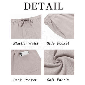 Diseña Tus Propios Pantalones Casuales Rectos de Lona para Hombre, Servicio OEM de Alta Calidad, 100% Algodón para Venta en Línea - Product Image 5