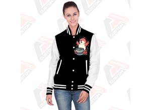 Blouson universitaire décontracté pour homme, style streetwear, en toile, col montant, avec logo personnalisé sur le devant, imperméable et respirant – Meilleure vente - Product Image 6