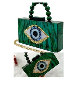 Pochette en résine écologique de haute qualité pour femmes Design Premium Nouveau sac à main de marque de l'Inde Sac à main décoratif - Product Image 6