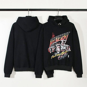 Sudadera con capucha lavada con ácido de peso pesado hecha en fábrica Nuevo estilo Invierno Algodón básico Mezclado en blanco Diseño vintage personalizable - Product Image 2