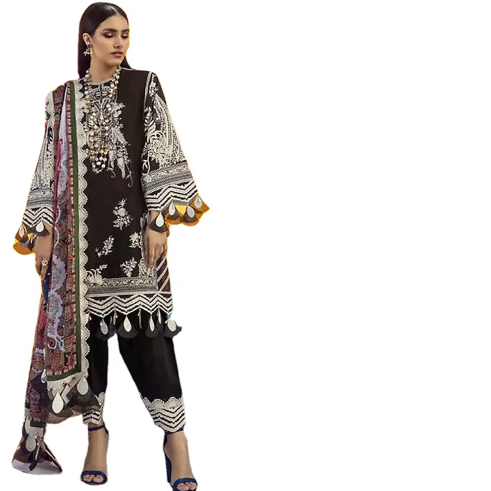 Premium Quality 2022 Latest Wholesale pakistani embroidered wedding wears customized color size best stitching quality