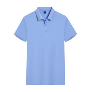 T-shirts polo courts brodés et respirants à impression personnalisée pour hommes vente en gros de polos pour hommes de taille supérieure 100% coton - Product Image 2
