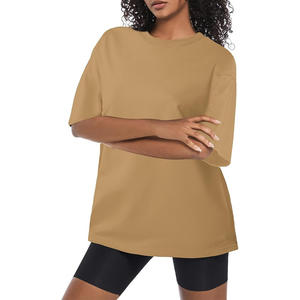 Camiseta Informal con Cuello Redondo y Estampado Gráfico Extra Grande para Mujer - Product Image 3