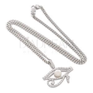 จี้เพชรมอิสซาไนต์สีเงิน925ทันสมัยออกแบบให้เป็นแบบฮิปฮอปเย็นสำหรับการหมั้นงานแต่งงาน-สร้อยคอโซ่ชั้นดี - Product Image 2