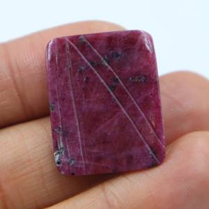 Rubí Rojo Natural Tallado en Cabujón, Gema de Rubí Tallada a Mano, Piedra Suelta Lisa, Proveedor Mayorista de Piedras para Joyería - Product Image 3