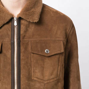 Novedades Chaqueta de gamuza para hombre de gran oferta informal de alta calidad Chaqueta OEM de gamuza personalizada para hombre Moda de tendencia 2025 - Product Image 4