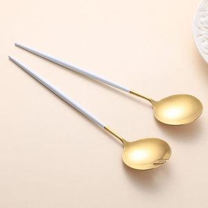Metal <b>Salad</b> Fork and Spoon Serving Set with Logo Customization For Restaurant Hotel Wedding Usage - Product Image 3