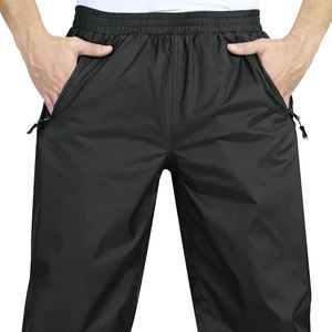 Ropa de calle, pantalones de nailon cortavientos holgados para hombre, pantalones personalizados de nailon Spandex, pantalones impermeables con cintura elástica, pijama para hombre - Product Image 3