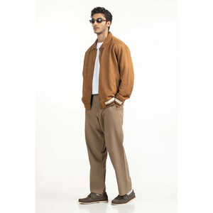 แจ็คเก็ตหนังแท้ลำลอง คอตั้ง ไซส์ XS ปิดด้วยซิป เคลือบผิวสำหรับฤดูใบไม้ผลิและฤดูใบไม้ร่วง - Product Image 2