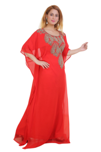 Modern Moroccan Islamic <b>Kaftan</b> <b>for</b> <b>Women</b> Long Floor-Length Beach Dress with Breathyable Long Sleeve ODM Supply - Product Image 3