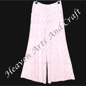 Pantalon palazzo indien imprimé à la main 100% pur coton pantalon grande taille pyjama #1 vente chaude en pantalon et pantalon - Product Image 1