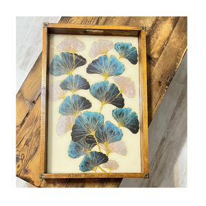 Último diseño moderno, recién llegado, bandeja de servicio con acabado de madera Natural para aperitivos, plato para beber té, superficie lisa, decoración del hogar - Product Image 1
