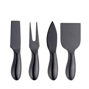 Juego de cuchillos de queso cortadores de acero inoxidable de 3 piezas hechos a mano de diseño elegante con mango de mármol y madera para servir el desayuno de queso - Product Image 6