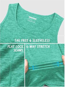 Débardeurs en tricot à séchage rapide respirants et écologiques pour hommes, chemise sans manches pour l'entraînement musculaire, gymnastique et performance athlétique - Product Image 6