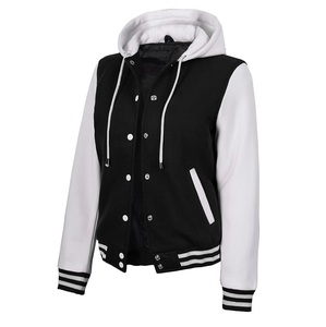 Vestes d'université pour femmes Haute qualité Nouvelle arrivée Veste d'université avec capuche Veste d'université respirante et durable pour femmes - Product Image 1