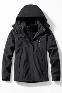 Chaqueta de Esquí Impermeable 3 en 1 para Hombre, Talla Grande, Abrigo de Invierno Cálido y Transpirable, Chaqueta de Nieve Acolchada para Hombre - Product Image 4