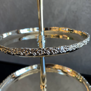 modern home décor <b>accent</b> cake stand silver dessert stand <b>mirrored</b> cake stand luxury serving stand afternoon tea stand - Product Image 6