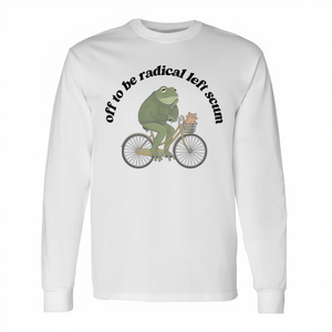 Maglietta a maniche lunghe Radical Left Scum Frog off to Be per abbigliamento promozionale - Product Image 2