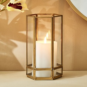 Bougeoirs chauffe-plat en métal élégants Style Ins fer peint maison extérieur Diwali décor autres bougeoirs lanternes bocaux à bougies - Product Image 1