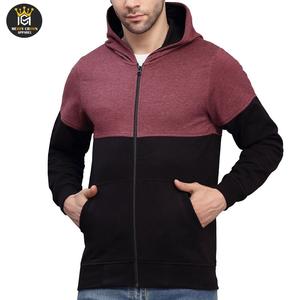 Sudaderas con cremallera para hombre de alta calidad de colores sólidos - Product Image 2