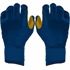 Guantes de bateo de cuero de puño largo de precio al por mayor de MOQ bajo de alta calidad para juego de béisbol y softbol - Product Image 6