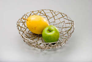 Paniers de stockage de fruits en métal Articles ménagers forme ronde couleur noire Conteneur en métal paniers de stockage fruits légumes panier de stockage - Product Image 6