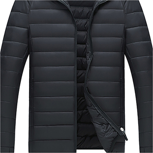 Chaqueta acolchada cortavientos personalizada para hombre, chaqueta de secado rápido de diseño profesional, Material de lona de moda OEM personalizado - Product Image 3