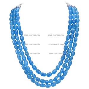 Nouveaux modèles de bijoux mode vacances d'été femmes collier de perles de bois de résine pour femmes mode - Product Image 2