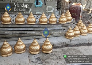 Cloche kadam en cristal en fibre durable à des fins spirituelles et décoratives pour les décorations de mariage - Product Image 3