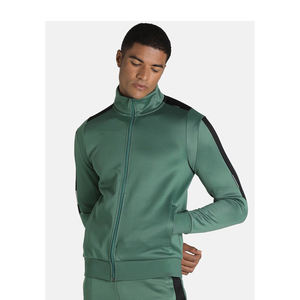 Chándal ajustado y personalizado para hombre, conjunto deportivo con cremallera completa para correr, ropa deportiva de entrenamiento, conjunto de dos piezas - Product Image 2