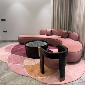 Alfombra de lana de lujo hecha a mano para puerta y sala de estar, el material más fino y personalizable para uso en el hogar, hotel o sala de oración - Product Image 1