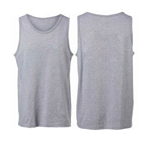 Camiseta sin Mangas de Punto Informal con Logotipo Personalizado, Superventas, para Hombre, Nueva Llegada 2025, Algodón/Fibra de Bambú - Product Image 1